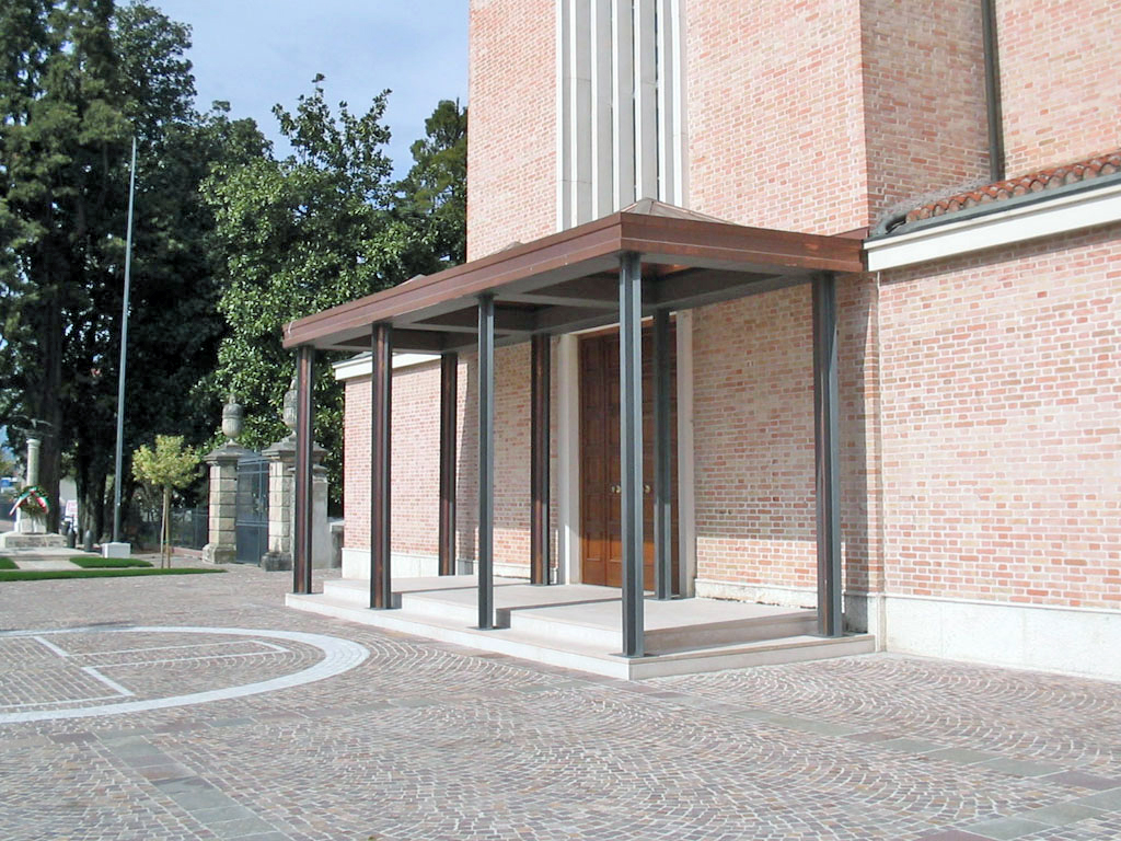 Tettoia-ferro-rame-StudioGPM-Vicenza-Padova Tettoia in ferro e rame